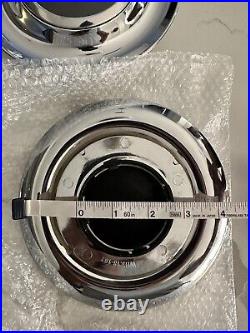 Set Of 4 Rolls Royce Floating Chrome Wraith Dawn 4 Wheel Center Caps