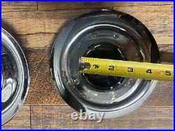 Set Of 4 Silver Mercedes-benz Ghost Wraith Dawn Floating Center Wheel Hub Caps