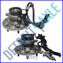Set of (2) New FRONT Driver and Passenger Wheel Hub and Bearing with ABS 2WD