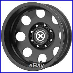 Set of 4-ATX Series AX204 Baja Dually 17 Inch 8x6.5 Satin Black Wheels Rims