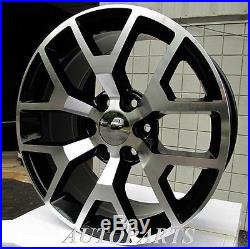 Set of 4 Black 22X9 Wheels Rims For Cadillac Escalade 1999-15 (All models) UPS