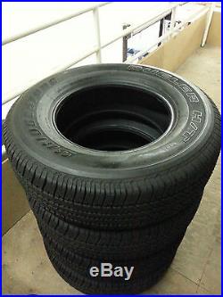 Set of 4 Bridgestone Dueler H/T D684 II 265/70R17 Tire Like New Take Off