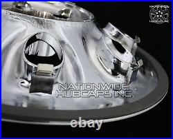 Set of 4 Chevy 1500 6 Lug 17 Chrome Wheel Skins Rim Simulators Hub Caps Covers