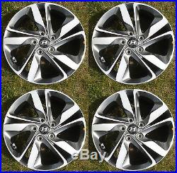 Set of 4 New Factory OEM Hyundai Elantra 17 Alloy Wheels Sonata Forte Veloster