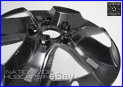 Set of 4 fits Dodge Charger 2011-2014 Black 17 Wheel Skins Hub Caps Rim Covers