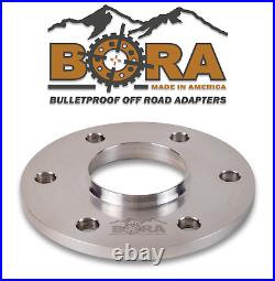 Silver BORA wheel spacers for Chevy/GMC 1500 10mm thick PAIR (2) USA MADE