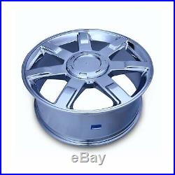 Single NEW 22 CADILLAC ESCALADE ESV EXT 2007-2014 CHROME Alloy Wheel Rim 5309