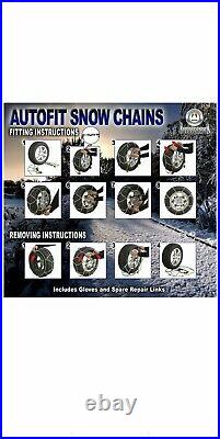 Snow Chain Kit for SUV 4x4 4WD 265/65 X 17 Tyres with All Terrain Tyres CA480