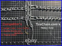 Snow Chains 25 X 8.5 X 14, 25 8.5 14 Heavy Duty Tractor Tire Chains