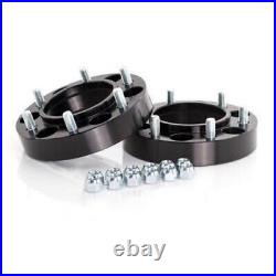 Spidertrax WHS007K Offroad Thick Wheel Spacers 1.25 Black 6 on 5.5 Bolt Circle