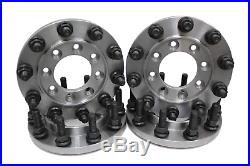 Steel 22.5 Semi Wheel 8 To 10 Lug Dually Adapters Gmc Dodge Ford And Chevy 1 Ton