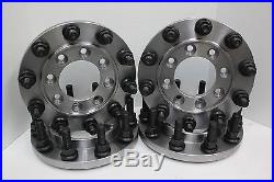 Steel 22.5 Semi Wheel 8 To 10 Lug Dually Adapters Gmc Dodge Ford And Chevy 1 Ton