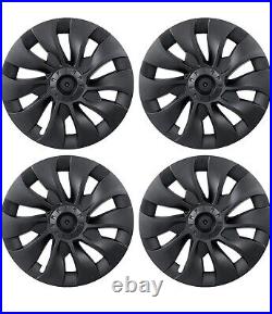 Tesla Model 3 Wheel 18 Hub Cap Replacement ABS Rim Cover Set of 4 Matte Black Tesla Model 3 Wheel 18 Hub Cap Replacement ABS Rim Cover Set of 4 Matte Black
