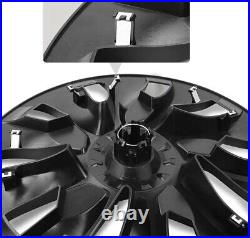 Tesla Model 3 Wheel 18 Hub Cap Replacement ABS Rim Cover Set of 4 Matte Black Tesla Model 3 Wheel 18 Hub Cap Replacement ABS Rim Cover Set of 4 Matte Black