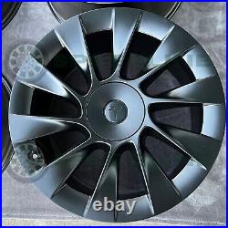 Tesla Model Y 2020 2021 20 Induction OEM Wheels Rims Set Black 118822300B