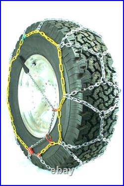 Titan Diamond Pattern Alloy Square Tire Chains On Road Snow 4.7mm 275/65-20