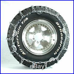 Titan Truck Link Tire Chains CAM Type On Road SnowithIce 5.5mm 265/75-16