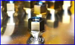 Titanium Lug Wheel Nut 12x1.5 17mm 60deg open 20pack set Titanium Lug Wheel Nut 12x1.5 17mm 60deg open 20pack set