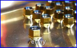 Titanium Lug Wheel Nut 12x1.5 17mm 60deg open 20pack set Titanium Lug Wheel Nut 12x1.5 17mm 60deg open 20pack set