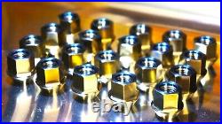 Titanium Lug Wheel Nut 12x1.5 17mm 60deg open 20pack set Titanium Lug Wheel Nut 12x1.5 17mm 60deg open 20pack set