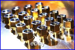 Titanium Lug Wheel Nut 12x1.5 17mm 60deg open 20pack set Titanium Lug Wheel Nut 12x1.5 17mm 60deg open 20pack set