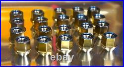 Titanium Lug Wheel Nut 12x1.5 17mm 60deg open 20pack set Titanium Lug Wheel Nut 12x1.5 17mm 60deg open 20pack set