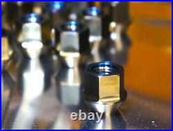 Titanium Lug Wheel Nut 12x1.5 17mm 60deg open 20pack set Titanium Lug Wheel Nut 12x1.5 17mm 60deg open 20pack set