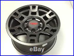 Toyota TRD Wheel Set (4) Black 4Runner, FJ Cruiser, Tacoma PTR20-35110-BK