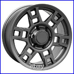 Toyota TRD Wheels 17x8 PCD 6x139.7 ET 15 CB 106.1 Matte Gun Metal 1 pc