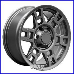 Toyota TRD Wheels 17x8 PCD 6x139.7 ET 15 CB 106.1 Matte Gun Metal 1 pc