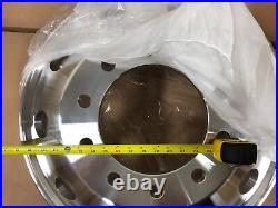 Truck Wheel 22.5 x 8.25 Aluminum Commercial Trailer Hub Pilot THEWHEELDEPOT Truck Wheel 22.5 x 8.25 Aluminum Commercial Trailer Hub Pilot THEWHEELDEPOT