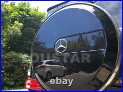 US STOCK 3D CHROME STAR Spare Wheel Tire Cover Badge for Mercedes W463 G Class