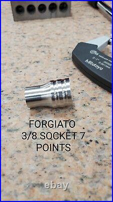 Universal 3/8 Socket Remove Forgiato Wheel Front Nut Socket Key Tool Make In USA