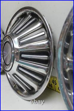 Used OEM Ford Set of 4 14 Hub Caps Wheel Covers C70Z1130B 1967 Fairlane (4473)