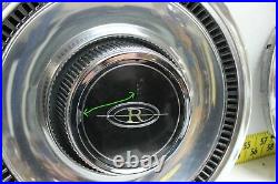 Used OEM GM 15 Hub Caps Wheel Covers 01245007 1974-1976 Buick Riviera (W267)