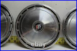 Used OEM GM Set of 4 13 Hub Caps Wheel Covers 25509938 1982 Buick Century 4296