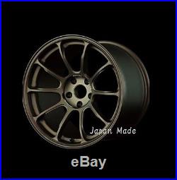 VOLK RAYS Wheel ZE40 FACE3 18x10.5 +15 5-114.3 BR Japan Made Fast Ship 18inch