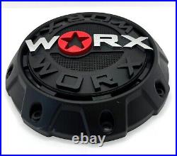 WRX-8856SB 912S11 Worx Black Wheel Center Cap with SCREWS WRX-8856SB 912S11 Worx Black Wheel Center Cap with SCREWS