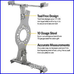 WheelWiseT Wheel Fitment Tool Master Kit, 4-5-6 Lug Pattern