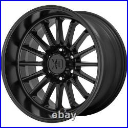 XD Series XD857 Whiplash 20x9 6x5.5 +0mm Satin Black Wheel Rim 20 Inch
