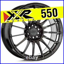 Xxr 550 18x8.75 5x100 5x114.3 +36 Chromium Black Wheels (set Of 4)