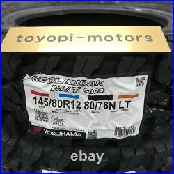YOKOHAMA Tire GEOLANDAR M/T G003 145/80R12 80/78N Set of 4 LT Snow Mud Kei truck YOKOHAMA Tire GEOLANDAR M/T G003 145/80R12 80/78N Set of 4 LT Snow Mud Kei truck