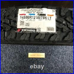 YOKOHAMA Tire GEOLANDAR M/T G003 145/80R12 80/78N Set of 4 LT Snow Mud Kei truck YOKOHAMA Tire GEOLANDAR M/T G003 145/80R12 80/78N Set of 4 LT Snow Mud Kei truck